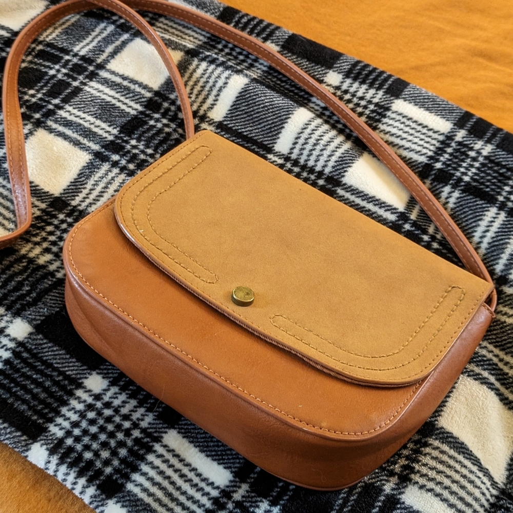 Two-tone Brown Bag